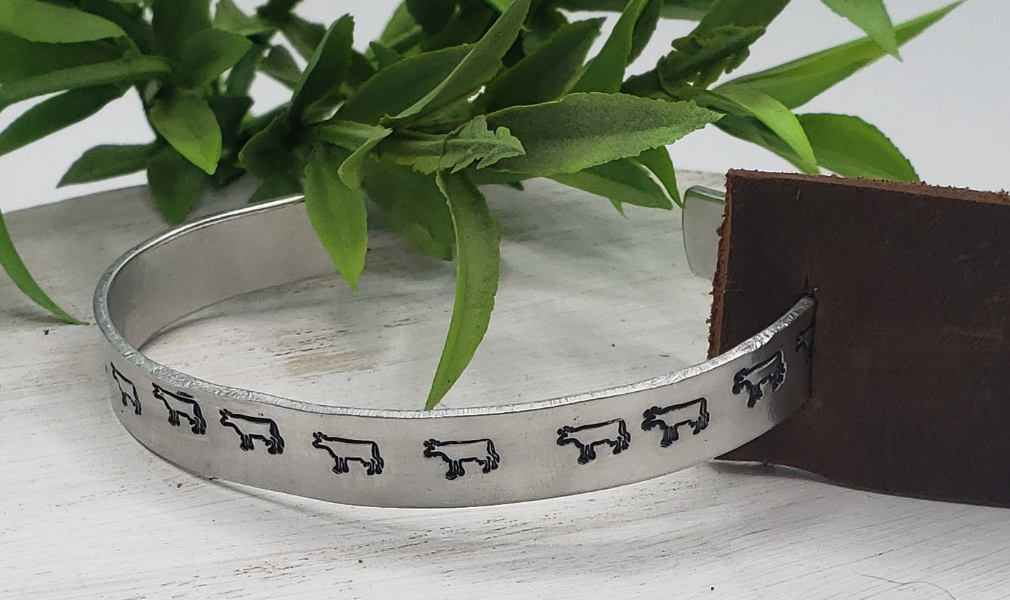 Stamped Metal Bracelet